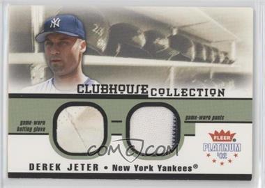 2002 Fleer Platinum - Clubhouse Collection - Combos #_DEJE - Derek Jeter