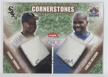 2002 Fleer Platinum - Hobby Cornerstones #35 CS - Frank Thomas, Carlos Delgado /2000