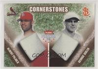 George Sisler, Albert Pujols [Noted] #/250