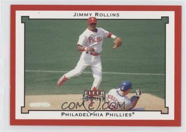 2002 Fleer Premium - [Base] - Star Rubies #SR157 - Jimmy Rollins /125