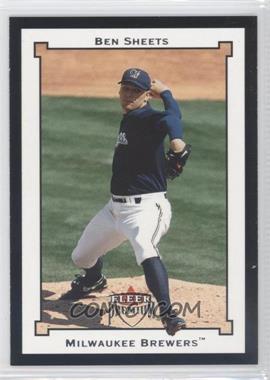 2002 Fleer Premium - [Base] #13 - Ben Sheets