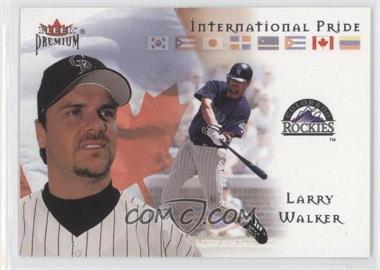 2002 Fleer Premium - International Pride #1 IP - Larry Walker