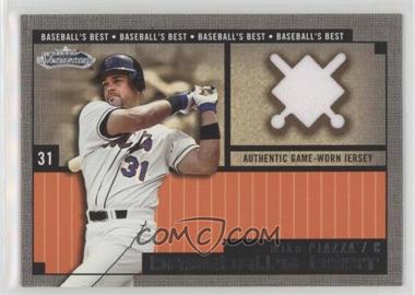 2002 Fleer Showcase - Baseball's Best - Memorabilia #_MIPI - Mike Piazza