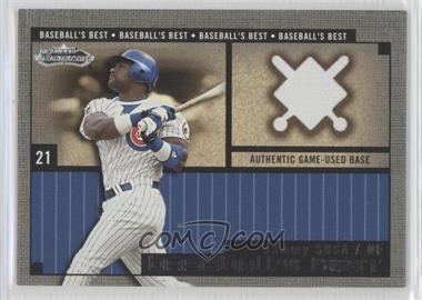 2002 Fleer Showcase - Baseball's Best - Memorabilia #_SASO - Sammy Sosa