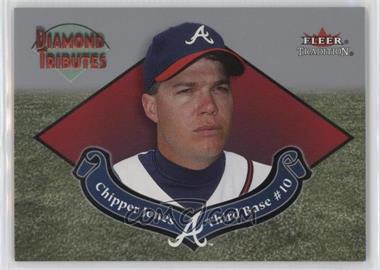 2002 Fleer Tradition - Diamond Tributes #12 DT - Chipper Jones