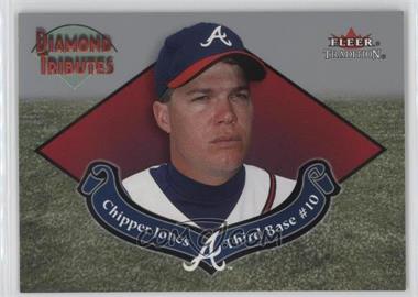 2002 Fleer Tradition - Diamond Tributes #12 DT - Chipper Jones