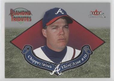 2002 Fleer Tradition - Diamond Tributes #12 DT - Chipper Jones