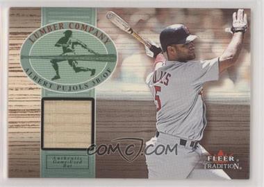 2002 Fleer Tradition - Lumber Company - Bats #_ALPU - Albert Pujols