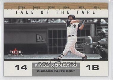 2002 Fleer Tradition Update - [Base] - Glossy #U397 - Tale of the Tape - Paul Konerko /200