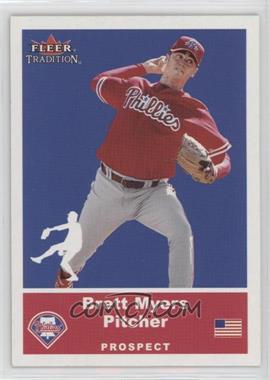 2002 Fleer Tradition Update - [Base] #U98 - Prospects - Brett Myers