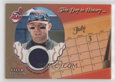 2002 Fleer Tradition Update - This Day In History... - Game Used #_JITH.2 - Jim Thome (Jersey)