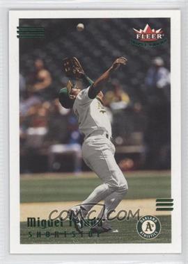 2002 Fleer Triple Crown - [Base] - Batting Average Green Foil #134 - Miguel Tejada /267