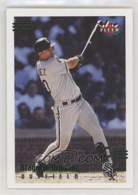 2002 Fleer Triple Crown - [Base] - Batting Average Green Foil #160 - Magglio Ordonez /305