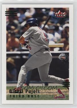 2002 Fleer Triple Crown - [Base] - Batting Average Green Foil #186 - Albert Pujols /329