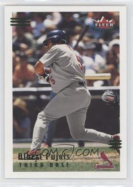 2002 Fleer Triple Crown - [Base] - Batting Average Green Foil #186 - Albert Pujols /329