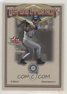 2002 Fleer Triple Crown - Diamond Immortality #8DI - Ichiro Suzuki