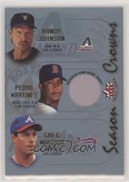 Randy Johnson, Pedro Martinez, Greg Maddux (Pedro Martinez Jersey)