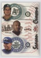 Barry Bonds, Alex Rodriguez, Jose Canseco