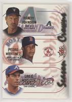 Randy Johnson, Pedro Martinez, Greg Maddux