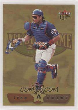 2002 Fleer Ultra - [Base] - Gold Medallion #208 - Ivan Rodriguez