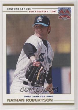 2002 Grandstand Eastern League Top Prospects - [Base] #_NARO - Nathan Robertson