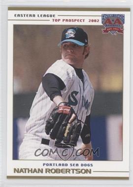 2002 Grandstand Eastern League Top Prospects - [Base] #_NARO - Nathan Robertson