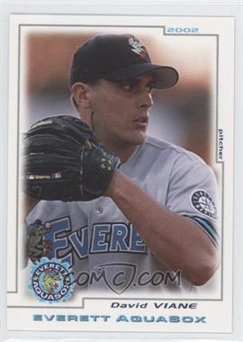 2002 Grandstand Everett AquaSox - [Base] #36 - David Viane