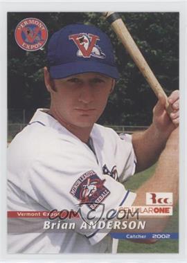 2002 Grandstand Vermont Expos - [Base] #15 - Brian Anderson