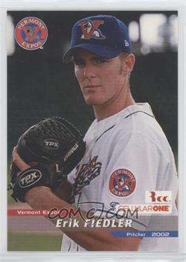 2002 Grandstand Vermont Expos - [Base] #34 - Erik Fiedler