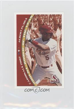 2002 Kansas City Life Insurance St. Louis Cardinals - Stadium Giveaway [Base] #5 - Albert Pujols