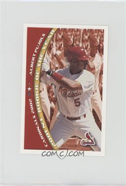 2002 Kansas City Life Insurance St. Louis Cardinals - Stadium Giveaway [Base] #5 - Albert Pujols