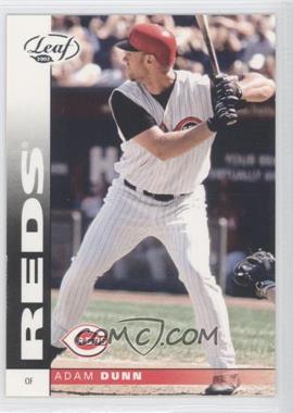 2002 Leaf - [Base] - Sample Silver #17 - Adam Dunn