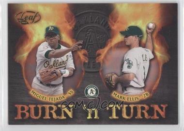 2002 Leaf - Burn 'n Turn #BT-10 - Miguel Tejada, Mark Ellis