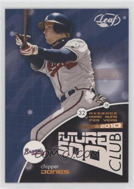 2002 Leaf - Future 500 Club #FF 4 - Chipper Jones