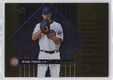 2002 Leaf - Gold Leaf Rookies #GL-6 - Mark Prior