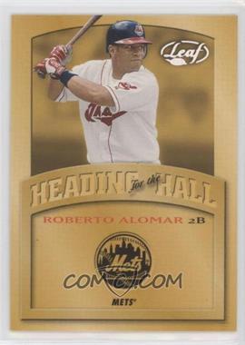 2002 Leaf - Heading for the Hall #HH-5 - Roberto Alomar