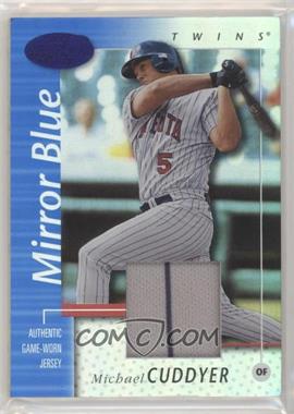 2002 Leaf Certified - [Base] - Mirror Blue Materials #81 - Michael Cuddyer /75