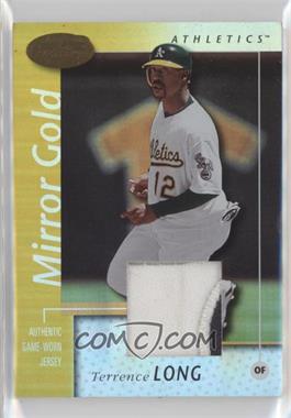 2002 Leaf Certified - [Base] - Mirror Gold Materials #41 - Terrence Long /25 [EX to NM]