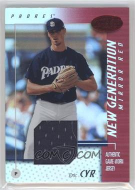 2002 Leaf Certified - [Base] - Mirror Red Materials #164 - New Generation Rookie - Eric Cyr /150