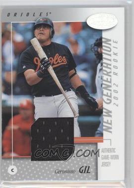 2002 Leaf Certified - [Base] #153 - New Generation Rookie - Geronimo Gil /500