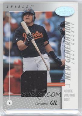 2002 Leaf Certified - [Base] #153 - New Generation Rookie - Geronimo Gil /500