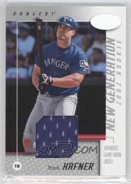 2002 Leaf Certified - [Base] #187 - New Generation Rookie - Travis Hafner /500