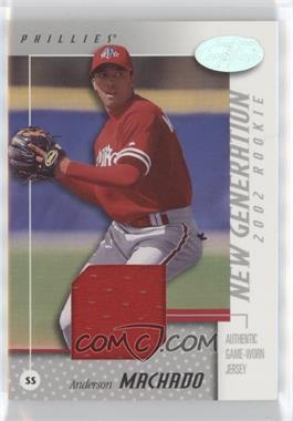 2002 Leaf Certified - [Base] #198 - New Generation Rookie - Anderson Machado /500