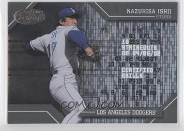 2002 Leaf Certified - Skills #CS-6 - Kazuhisa Ishii