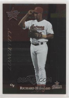 2002 Leaf Rookies And Stars - [Base] - Longevity #170 - Richard Hidalgo /100 [Noted]