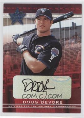 2002 Leaf Rookies And Stars - [Base] - Signatures #331 - Doug DeVore