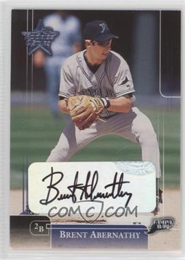 2002 Leaf Rookies And Stars - [Base] - Signatures #96 - Brent Abernathy