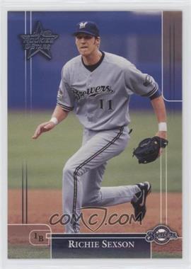 2002 Leaf Rookies And Stars - [Base] #184.1 - Richie Sexson (Milwaukee Brewers)