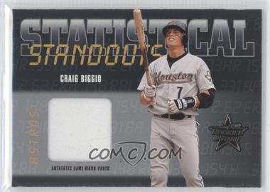 2002 Leaf Rookies And Stars - Statistical Standouts - Materials #SS-7 - Craig Biggio