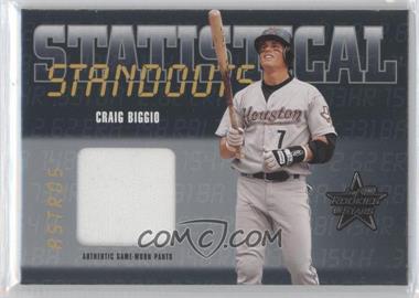 2002 Leaf Rookies And Stars - Statistical Standouts - Materials #SS-7 - Craig Biggio